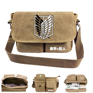 Attack on Titan Canvas Shoulder Bag Anime Bags Solstice Zen