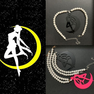Sailor Moon Necklace and Earrings Anime Accessories suslum.myshopify.com