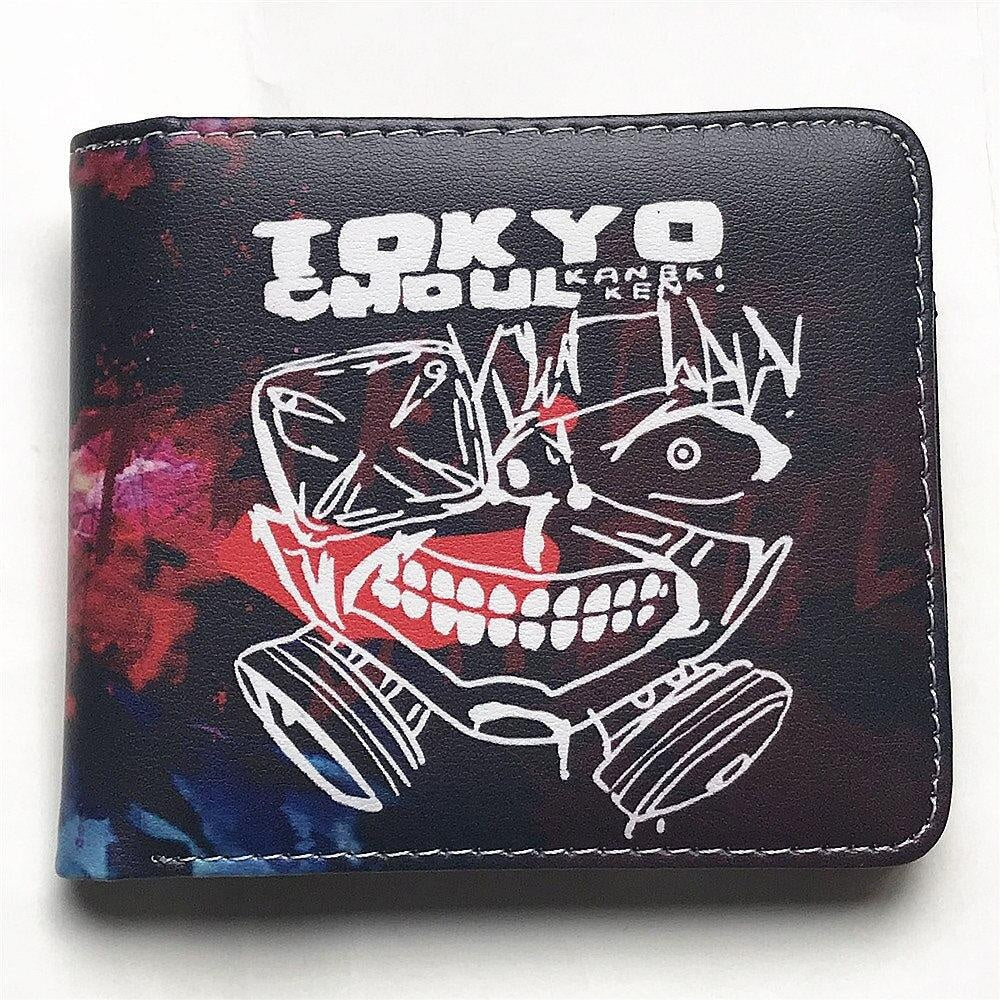 Roffatide Anime Naruto Akatsuki Red Cloud Wallets for Men Faux Leather Slim  Wallet Short Bi-Fold Wallet with ID Window Orange - Walmart.com