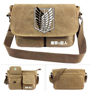 Attack on Titan Canvas Shoulder Bag Anime Bags Solstice Zen