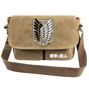 Attack on Titan Canvas Shoulder Bag Anime Bags Solstice Zen