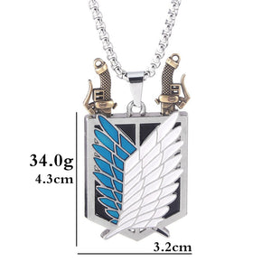 Attack On Titan Necklaces, earrings, keychains and pins