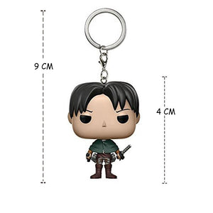 Attack on Titan Levi Keychain Anime Keychains Solstice Zen