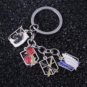 Attack On Titan Necklaces, earrings, keychains and pins