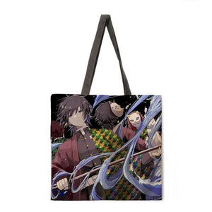 Demon Slayer Tote Bag Anime Tote Solstice Zen