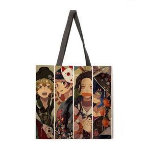 Demon Slayer Tote Bag Anime Tote Solstice Zen