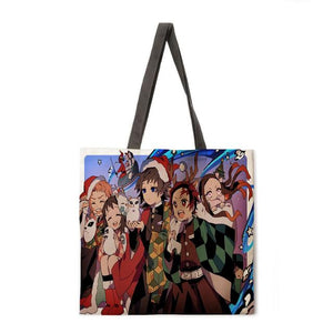 Demon Slayer Tote Bag Anime Tote Solstice Zen