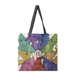 Demon Slayer Tote Bag Anime Tote Solstice Zen