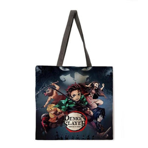 Demon Slayer Tote Bag Anime Tote Solstice Zen