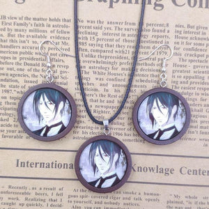 New Hot Black Butler Jewelry Set Anime Accessories product_variant